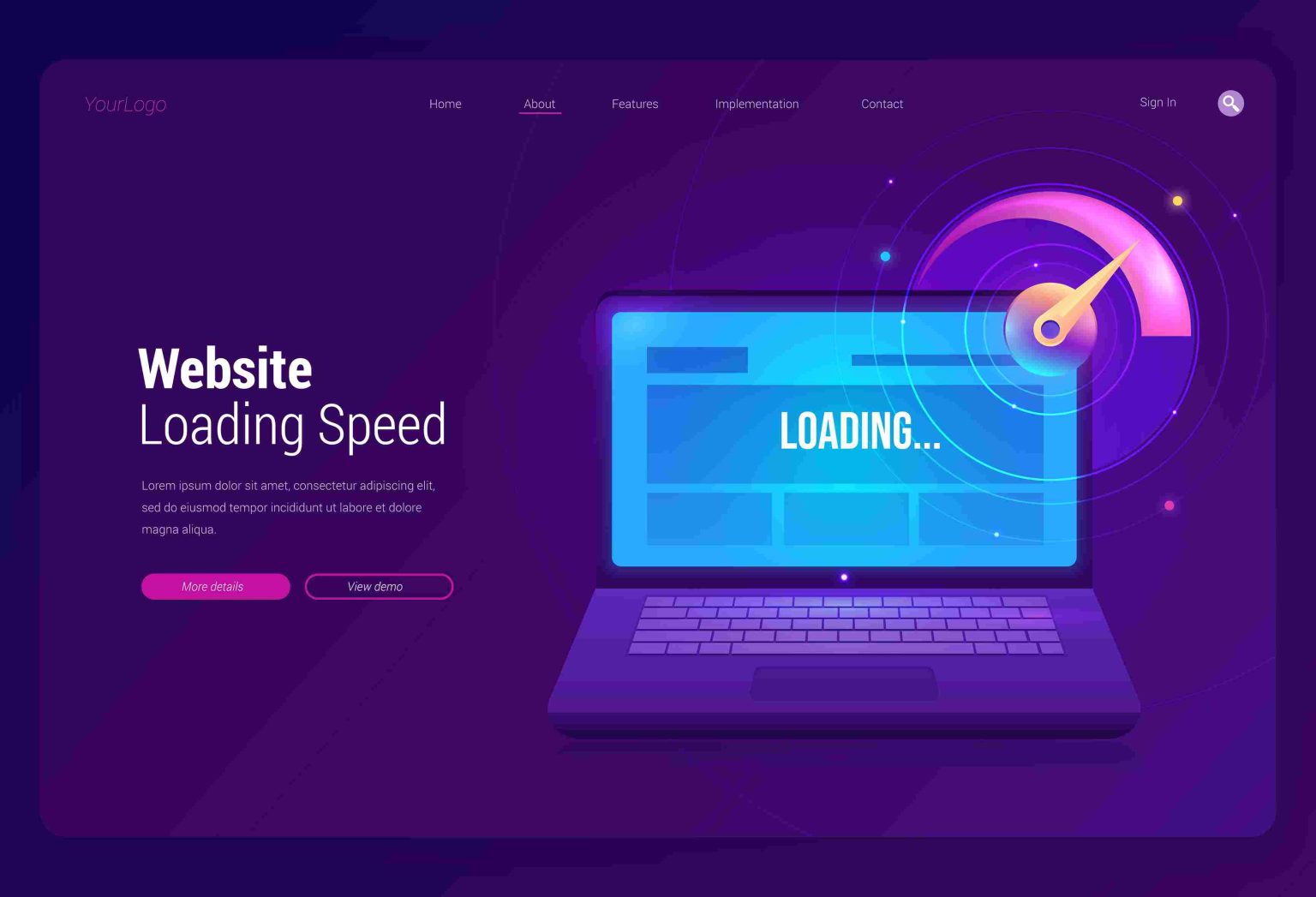 Developer reviewing website speed and Core Web Vitals performance for a Kenyan business site